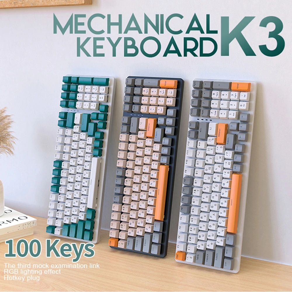 Keyboard Numpad Separate - Mechanical Keyboard Hot Swap 100 Keys