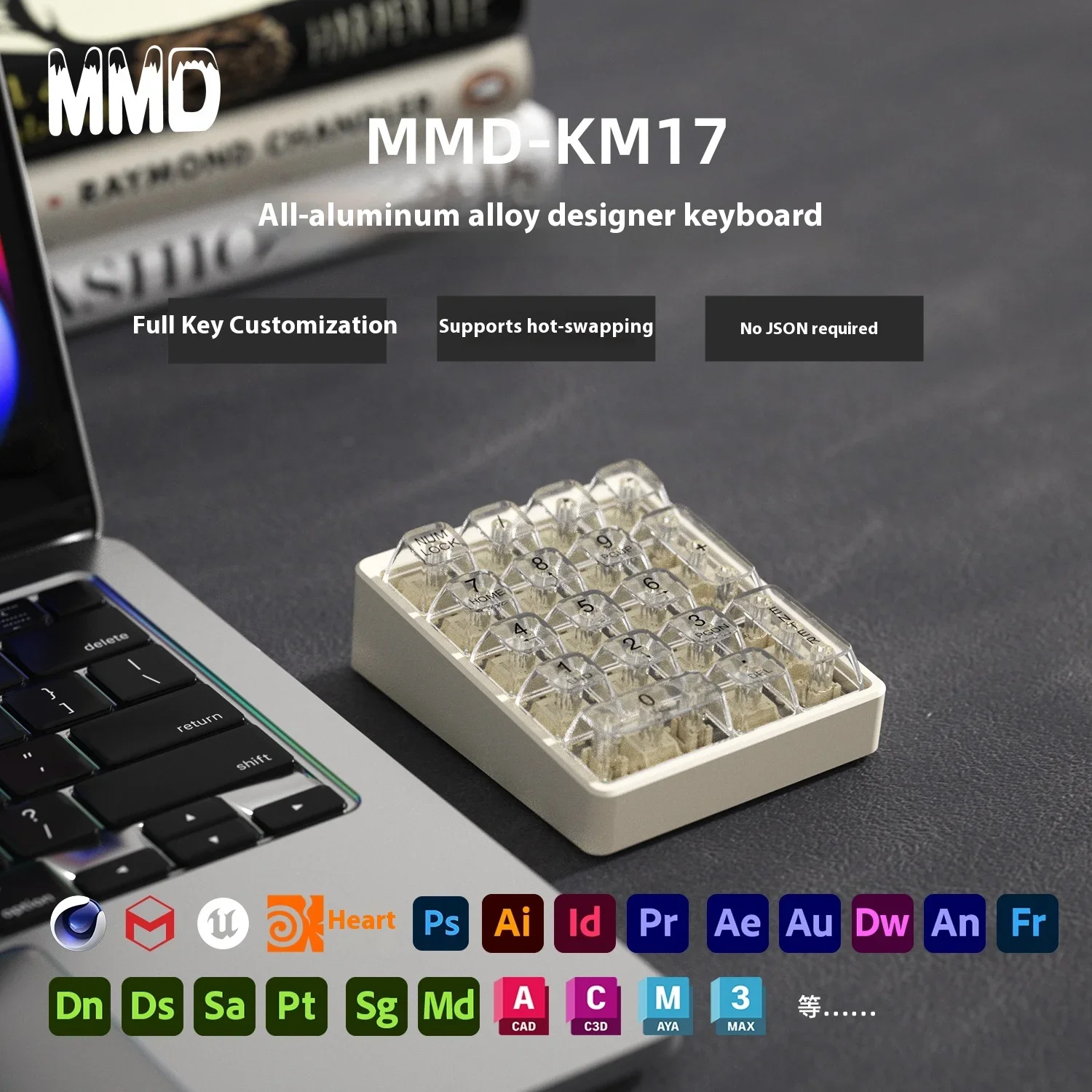 MMD KM17 Numpad 17Keys Designe - đánh giá và giá Keyboard Numpad Separate