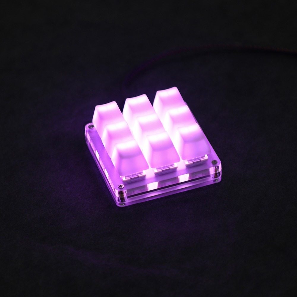 9 Phím QMK Hotswap YMDK RGB Th - đánh giá và giá Keyboard Numpad Separate