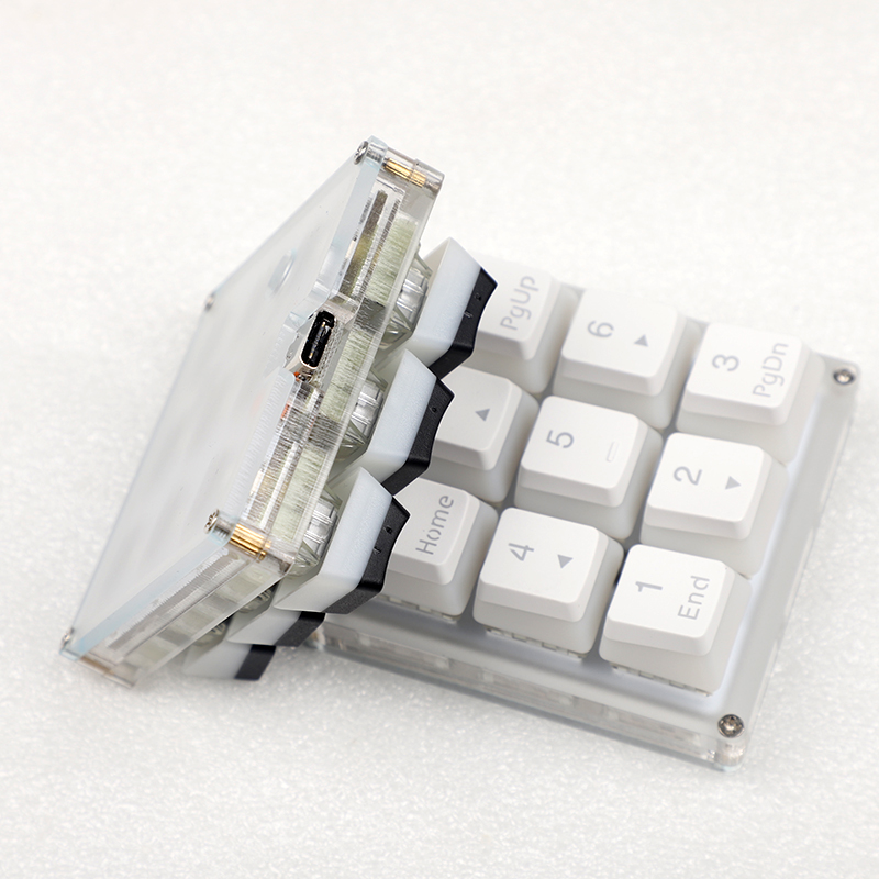 9 Phím QMK Hotswap YMDK RGB Th - đánh giá và giá Keyboard Numpad Separate