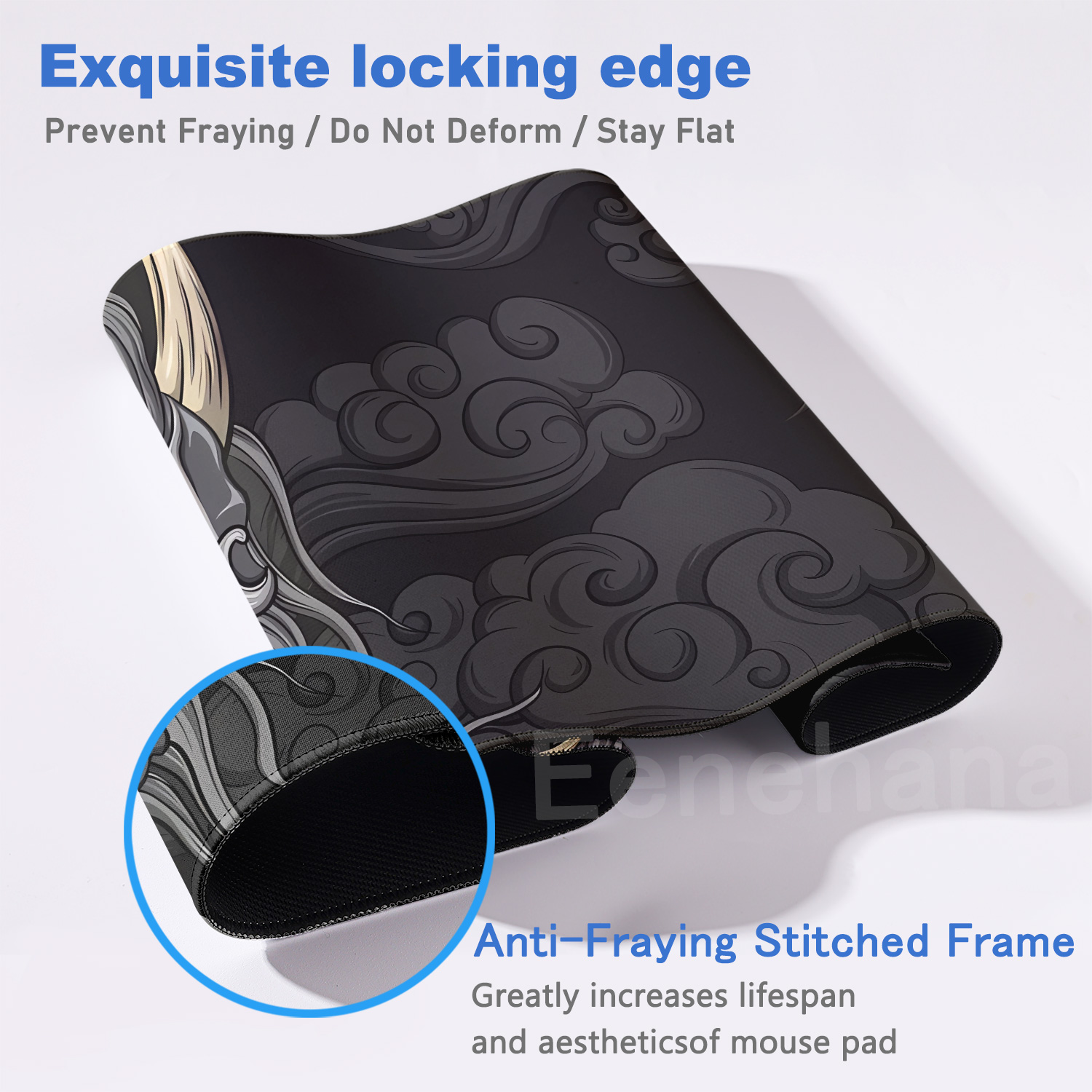 Black Ghost Face Non-slip Mous - đánh giá và giá Gaming Accessories For Your Desk