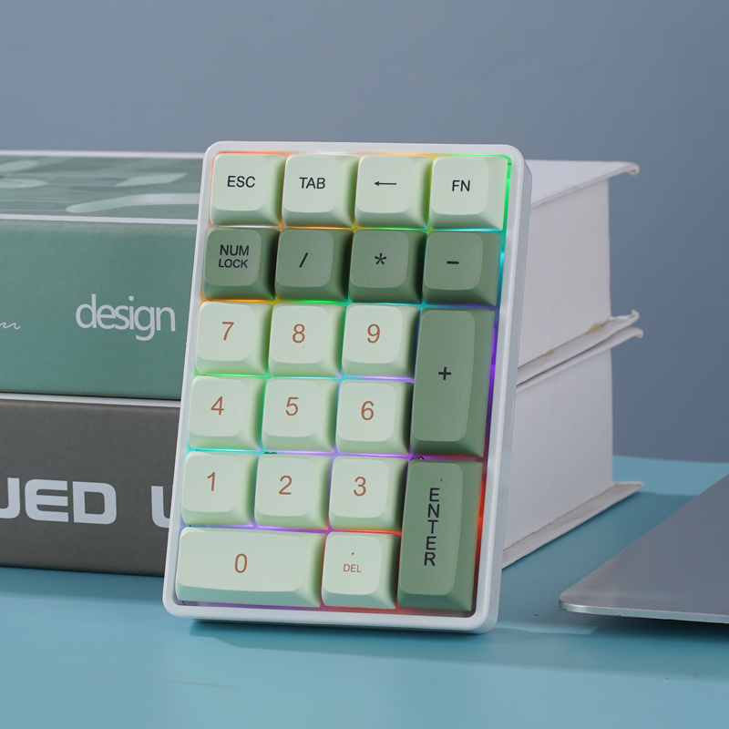 FREEWOLF K21 Wireless Mechanic - đánh giá và giá Keyboard Numpad Separate